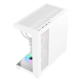 Кутия за компютър Darkflash Case mATX - DS900M White - 6 x 120 mm Infinity Mirror A-RGB
