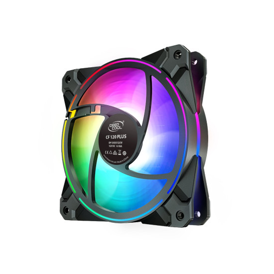 Комплект вентилатори DeepCool Fan Pack 3-in-1 3x120mm CF120 PLUS aRGB with controller