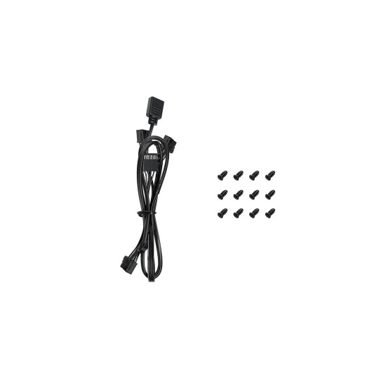 Комплект вентилатори DeepCool Fan Pack 3-in-1 3x120mm - FL12 Black, Addressable RGB