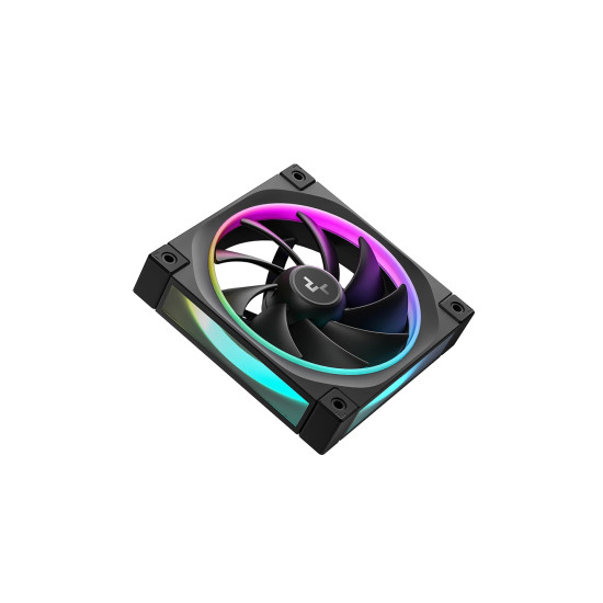 Комплект вентилатори DeepCool Fan Pack 3-in-1 3x120mm - FL12 Black, Addressable RGB