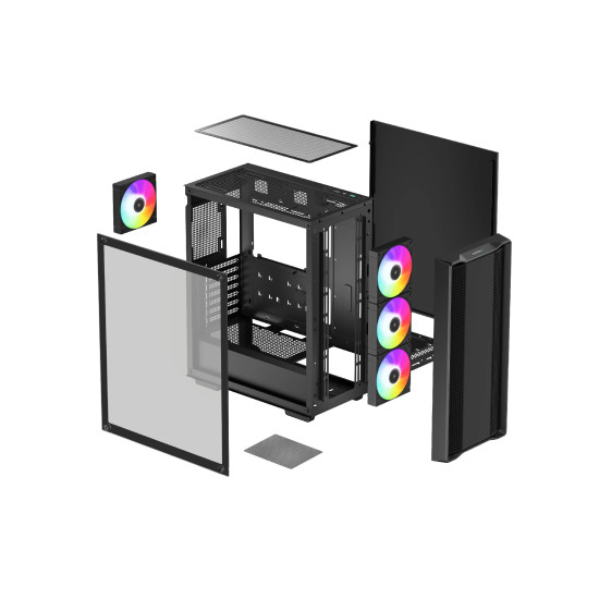 Кутия за компютър DeepCool Case ATX CC560 A-RGB v2