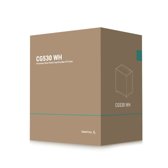 Кутия за компютър DeepCool Case ATX - CG530 White