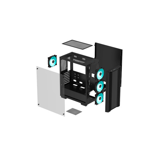 Кутия за компютър DeepCool Case EATX - CK560 - RGB