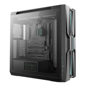 Кутия за компютър DeepCool Case EATX - GENOME III - 420 mm AIO Pre-Installed, LCD Display