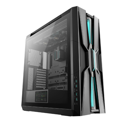 Кутия за компютър DeepCool Case EATX - GENOME III - 420 mm AIO Pre-Installed, LCD Display