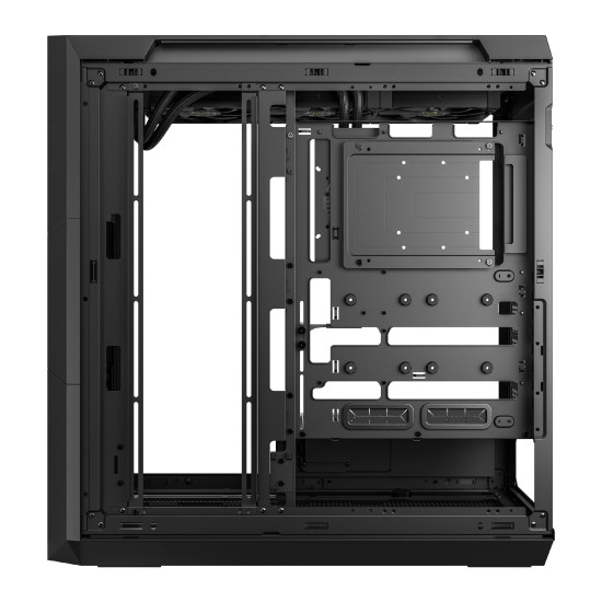 Кутия за компютър DeepCool Case EATX - GENOME III - 420 mm AIO Pre-Installed, LCD Display