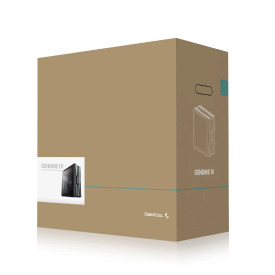Кутия за компютър DeepCool Case EATX - GENOME III - 420 mm AIO Pre-Installed, LCD Display