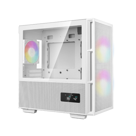 Кутия за компютър DeepCool Case mATX - CH360 DIGITAL WH