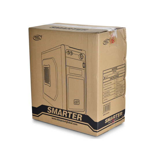 Кутия за компютър DeepCool Case mATX SMARTER - Black, USB3.0