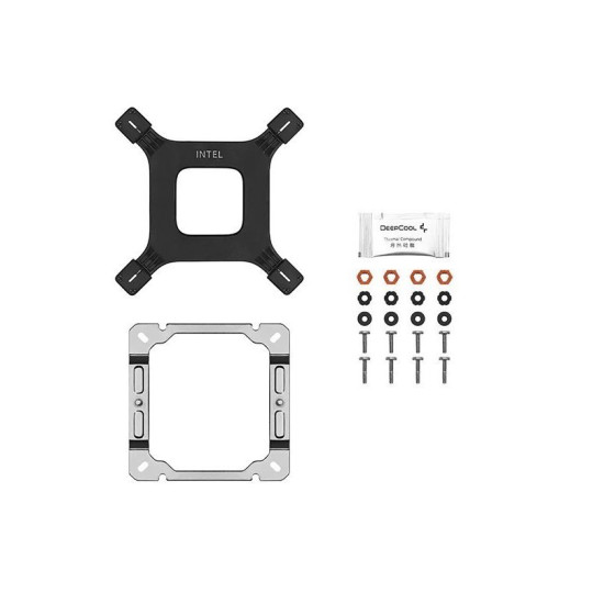Охладител за процесор DeepCool CPU Cooler AG400 PLUS - Dual-Fan - LGA1700/AM5