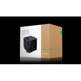 Охладител за процесор DeepCool CPU Cooler AK620 Zero Dark - Dual-Tower - LGA1700/AM5