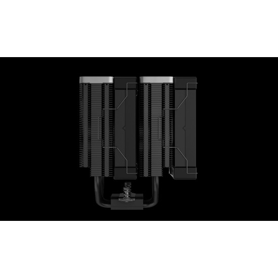 Охладител за процесор DeepCool CPU Cooler AK620 Zero Dark - Dual-Tower - LGA1700/AM5