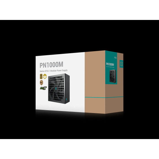Захранване DeepCool PSU ATX 3.1 1000W Gold, Full Modular - PN1000-M