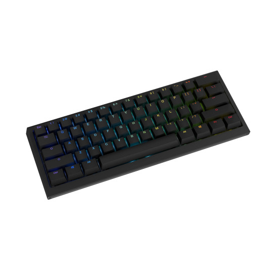 Безжична клавиатура Ducky Professional Gaming Mechanical Keyboard One X Mini Wireless Black - Ducky AI Switches [Linear], Bluetooth