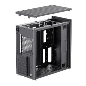 Кутия за компютър Gamemax Case ATX - MeshBOX Black - Full Mesh