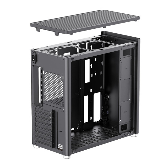 Кутия за компютър Gamemax Case ATX - MeshBOX Black - Full Mesh
