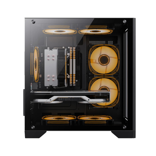 Кутия за компютър Gamemax Case mATX - Infinity Mini Black