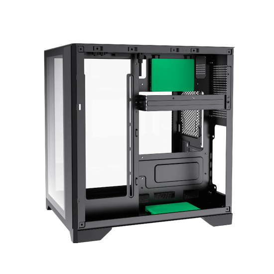 Кутия за компютър Gamemax Case mATX - Infinity Mini Black