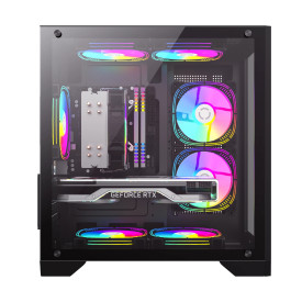 Кутия за компютър Gamemax Case mATX - Infinity Mini Black