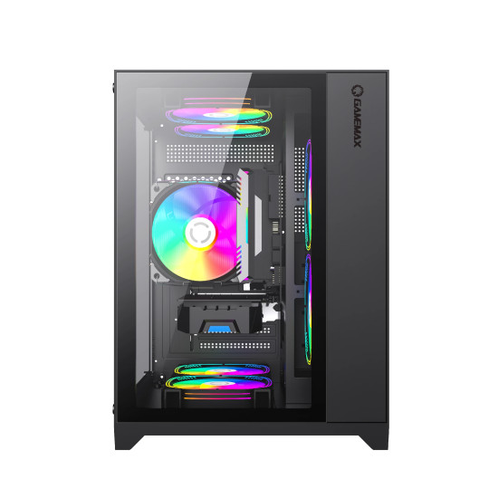 Кутия за компютър Gamemax Case mATX - Infinity Mini Black