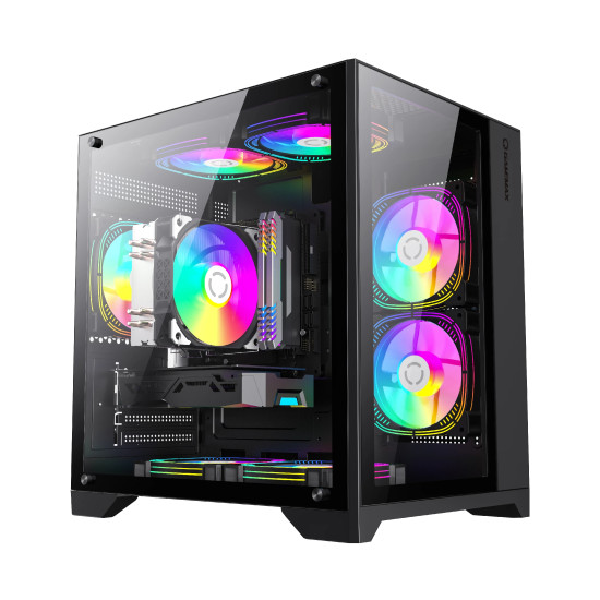 Кутия за компютър Gamemax Case mATX - Infinity Mini Black