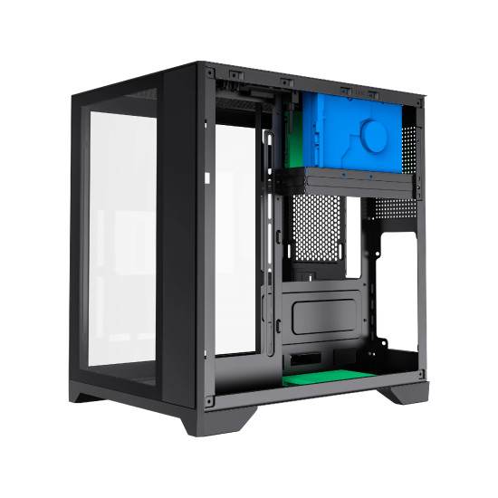 Кутия за компютър Gamemax Case mATX - Infinity Mini Black