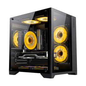 Кутия за компютър Gamemax Case mATX - Infinity Mini Black
