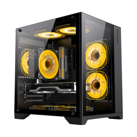 Кутия за компютър Gamemax Case mATX - Infinity Mini Black