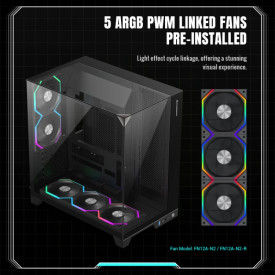 Кутия за компютър GameMax Infinity Pro, Black