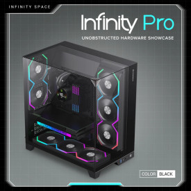 Кутия за компютър GameMax Infinity Pro, Black