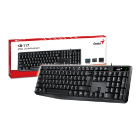 Клавиатура Genius Smart Keyboard KB-117 Black - AI, BG Layout, USB