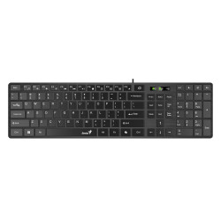 Клавиатура Genius SlimStar 126, Slim, USB, Low Profile, Chocolate Keys, Black