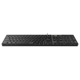 Клавиатура Genius SlimStar 126, Slim, USB, Low Profile, Chocolate Keys, Black
