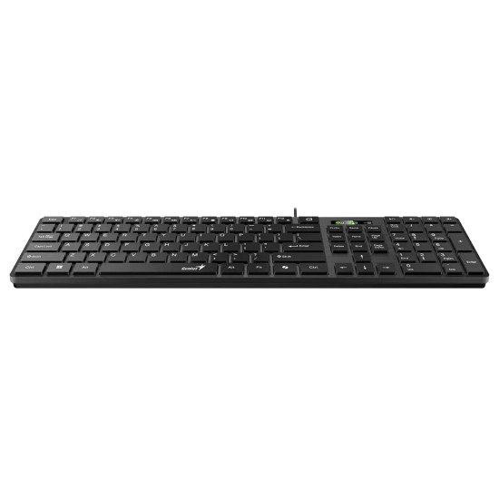 Клавиатура Genius SlimStar 126, Slim, USB, Low Profile, Chocolate Keys, Black