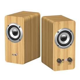 Тонколони Genius Speakers 2.0 - SP-HF400 - 10W RMS, Pine Wood
