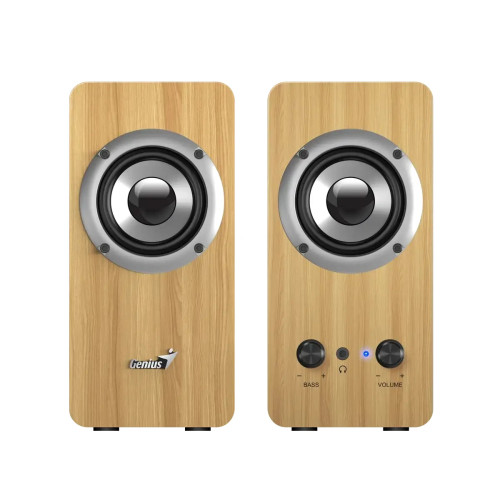 Тонколони Genius Speakers 2.0 - SP-HF400 - 10W RMS, Pine Wood