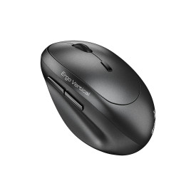 Безжична мишка Genius Vertical Mouse wireless Ergo 8350S - Silent, AI, Bluetooth, 2.4G, Dark Grey