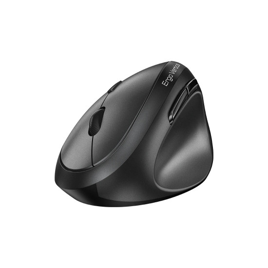 Безжична мишка Genius Vertical Mouse wireless Ergo 8350S - Silent, AI, Bluetooth, 2.4G, Dark Grey