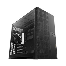 Кутия за компютър Geometric Future Case EATX - Model 5 Vent Black - 5 x 140 mm aRGB fans included