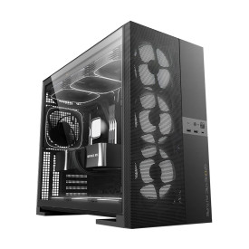 Кутия за компютър Geometric Future Case EATX - Model 5 Vent Black - 5 x 140 mm aRGB fans included