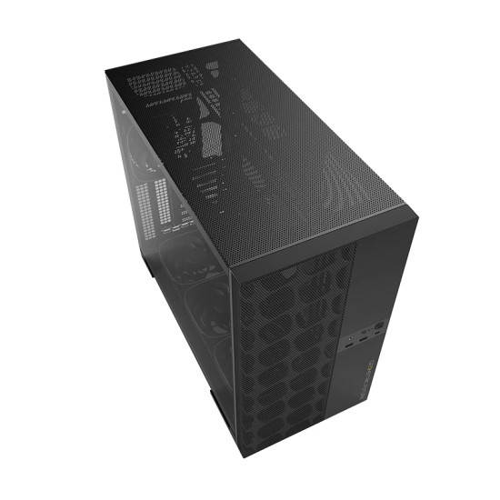 Кутия за компютър Geometric Future Case EATX - Model 5 Vent Black - 5 x 140 mm aRGB fans included