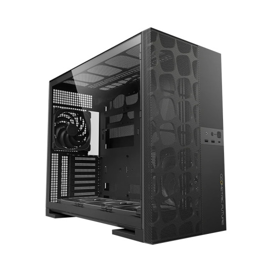 Кутия за компютър Geometric Future Case EATX - Model 5 Vent Black - 5 x 140 mm aRGB fans included