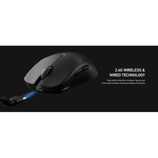 Безжична мишка Lamzu ATLANTIS OG V2 4K - Black