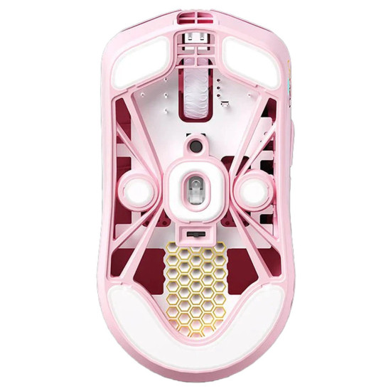 Безжична мишка Lamzu MAYA X 8K - Wireless Gaming Mouse - Light Pink