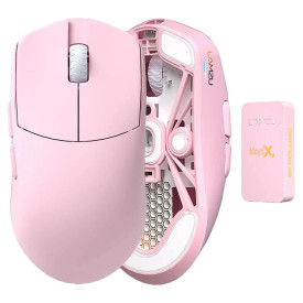 Безжична мишка Lamzu MAYA X 8K - Wireless Gaming Mouse - Light Pink
