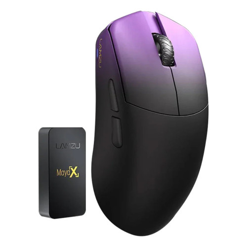 Безжична мишка Lamzu MAYA X 8K - Wireless Gaming Mouse - Purple Shadow
