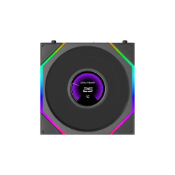 Вентилатор Lian Li Fan 120mm - UNI FAN TL LCD FLEX - Black, Reverse
