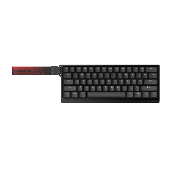 Клавиатура Madlions Professional Gaming Mechanical Keyboard MAD 60 HE Flagship - 8K, Magnetic Amber Pro Switches - Black
