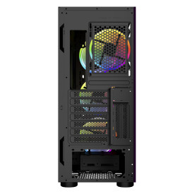 Кутия за компютър Makki Case E-ATX M09 aRGB Black - Remote/4 Fans