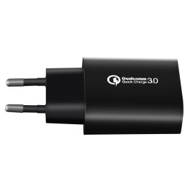 Зарядно Makki Fast Charger QC3.0 18W - MAKKI-QC18W-BK